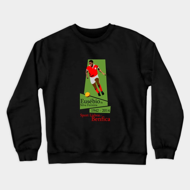 Eusébio Crewneck Sweatshirt by ivarcorceiro